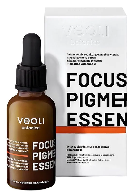 Veoli Botanica Focus Pigmentation Essence serum za smanjenje diskoloracije i zatezanje pora