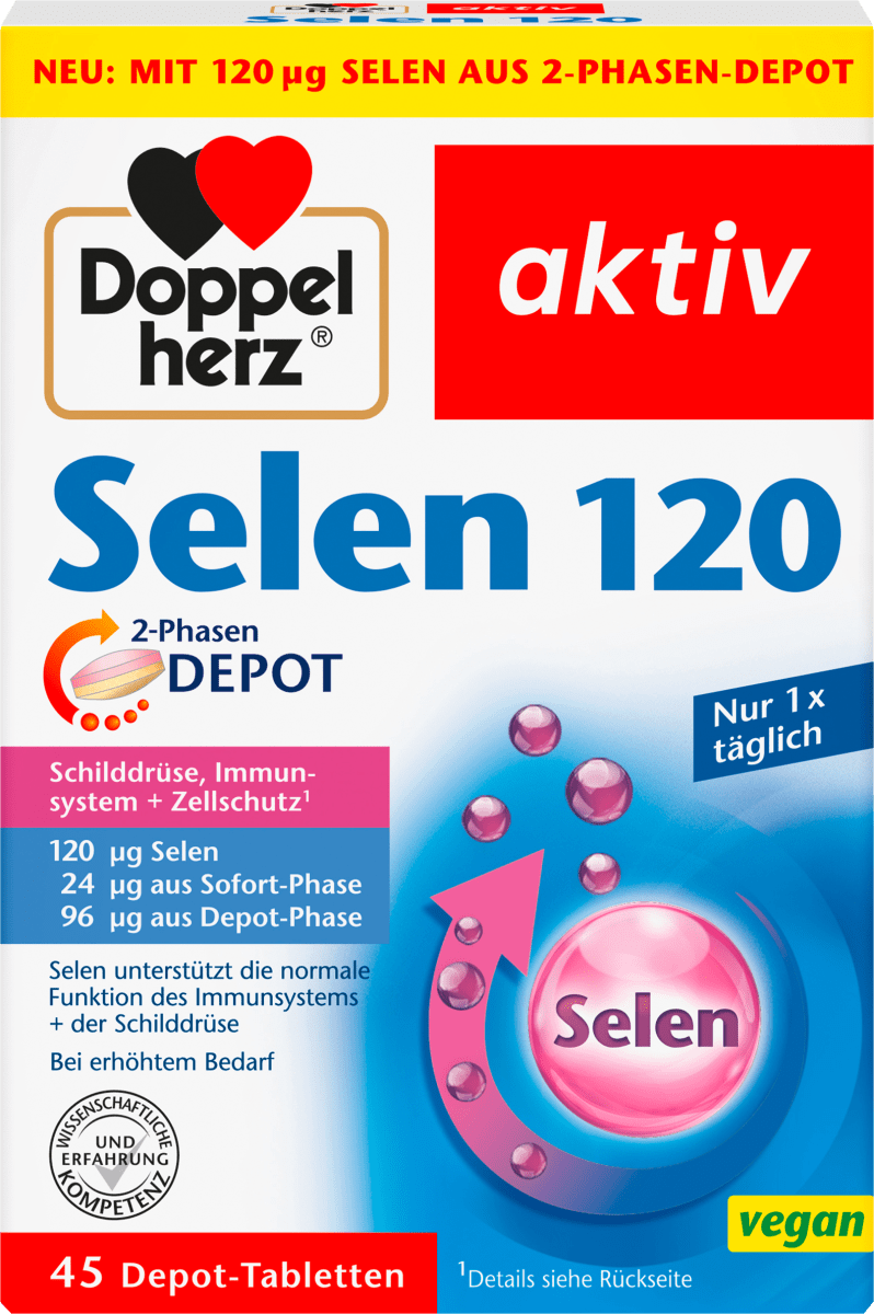 Selen 120 Depot Tabletten 45 St, 34,2 g