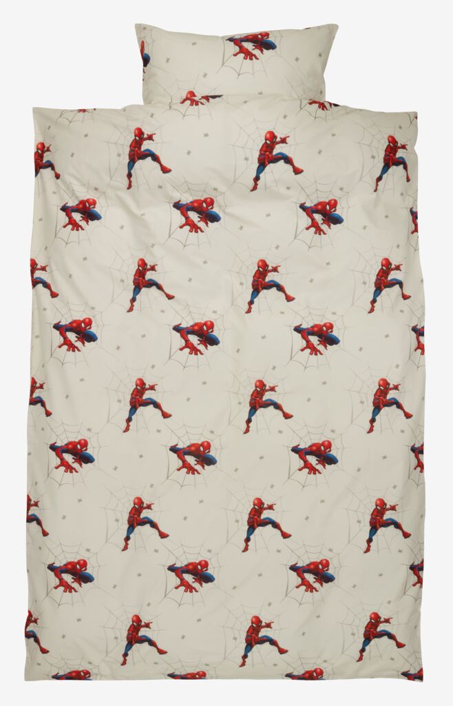 SPIDER-MAN sengetøysett 140x200 hvitt
