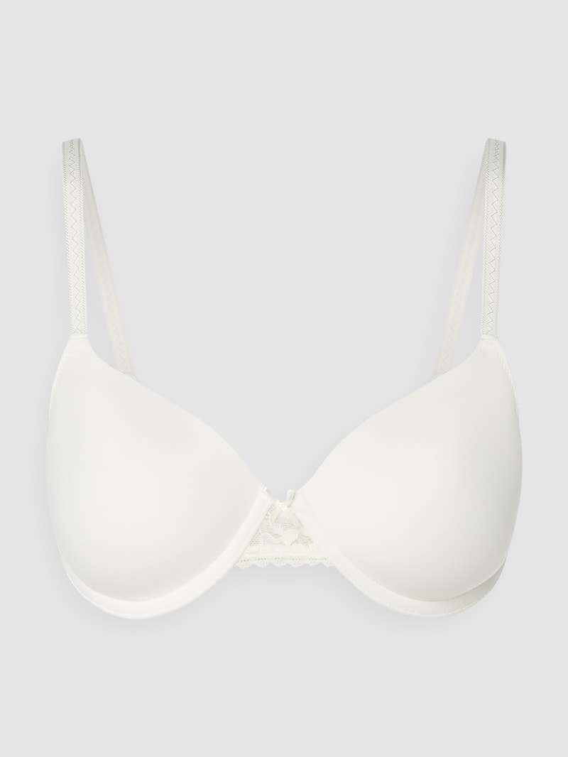 Schalen-BH mit Spitzenbesatz Modell 'VITTORIA' in offwhite