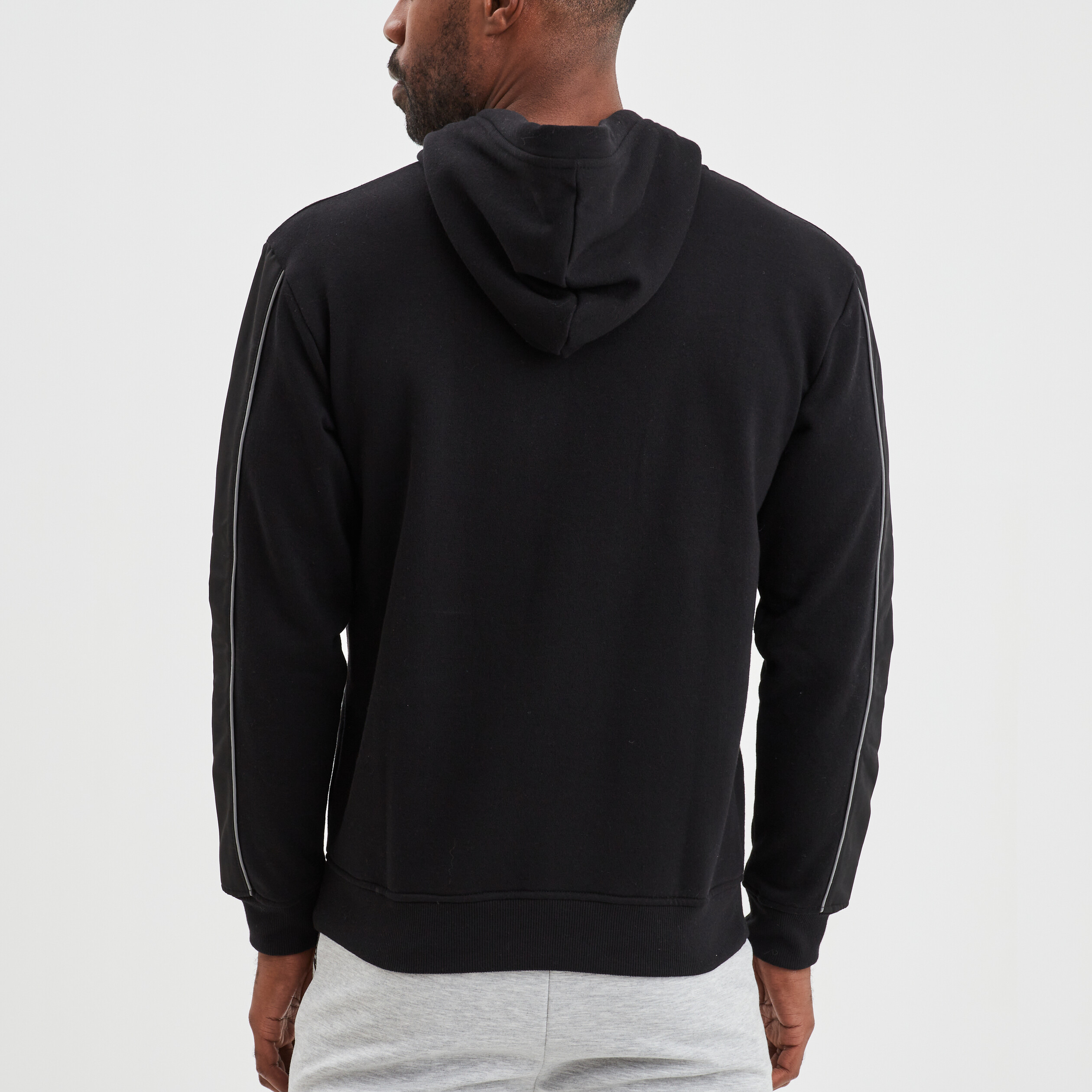 Sweat à capuche hoodie Liberto noir homme | La Halle