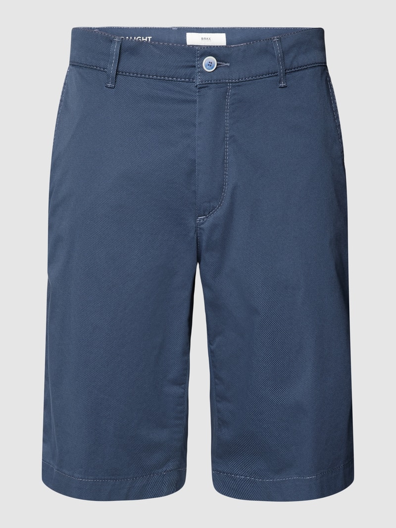 Bermudas mit Knopf- und Reißverschluss Modell 'BOZEN' in dunkelblau