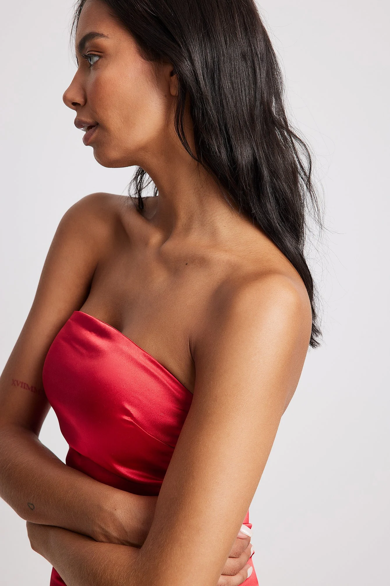 Bandeau-Midikleid