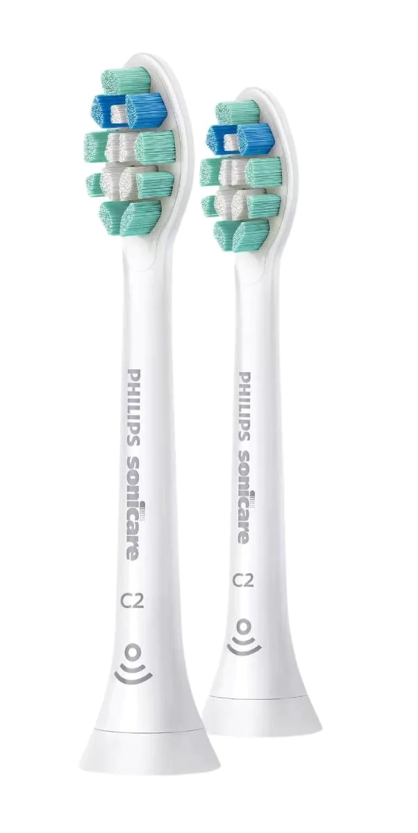 Philips Sonicare C2 Optimal Plaque Defense HX9022/10 Беле главе, 2 ком.