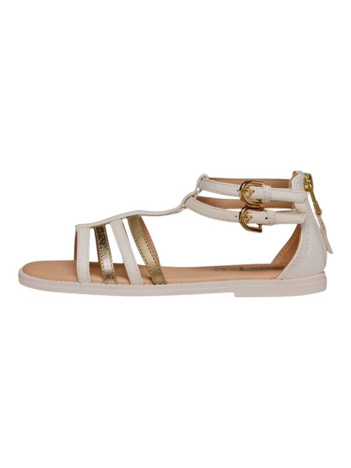 Geox Sandalen in Weiß/Gold günstig kaufen