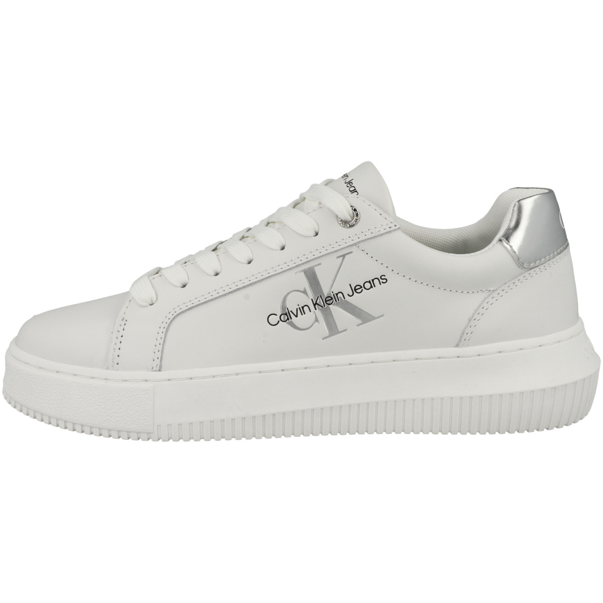 Calvin Klein Chunky Cupsole Laceup Mono Sneaker low weiss