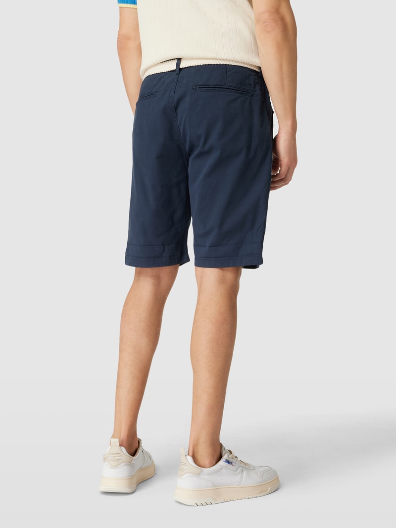 Bermudas mit französischen Eingrifftaschen in marineblau