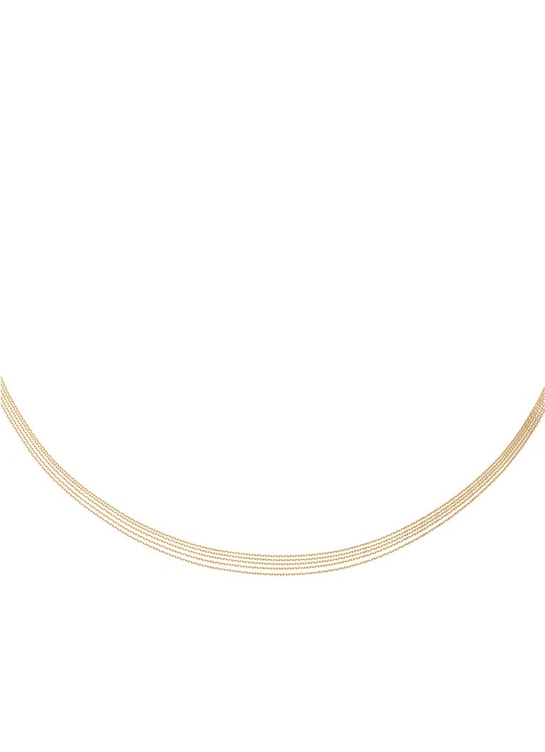 Colier Jackie Cascade din aur galben de 14k