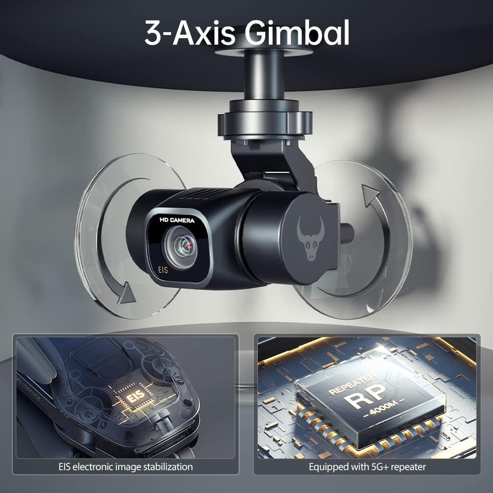 Teeggi ZLL SG906 MAX2 GPS 4km Kontrollabstand Drohne (mit Kamera EIS 4K HD360 Grad Laser Hindernis Vermeidung 3Achsen Gimbal)