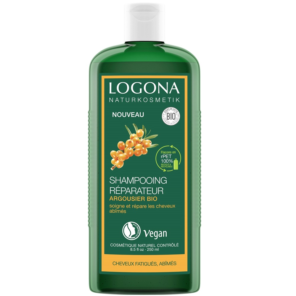 logona Shampooing reparateur argoursier bio, 250 ml Shampooings
