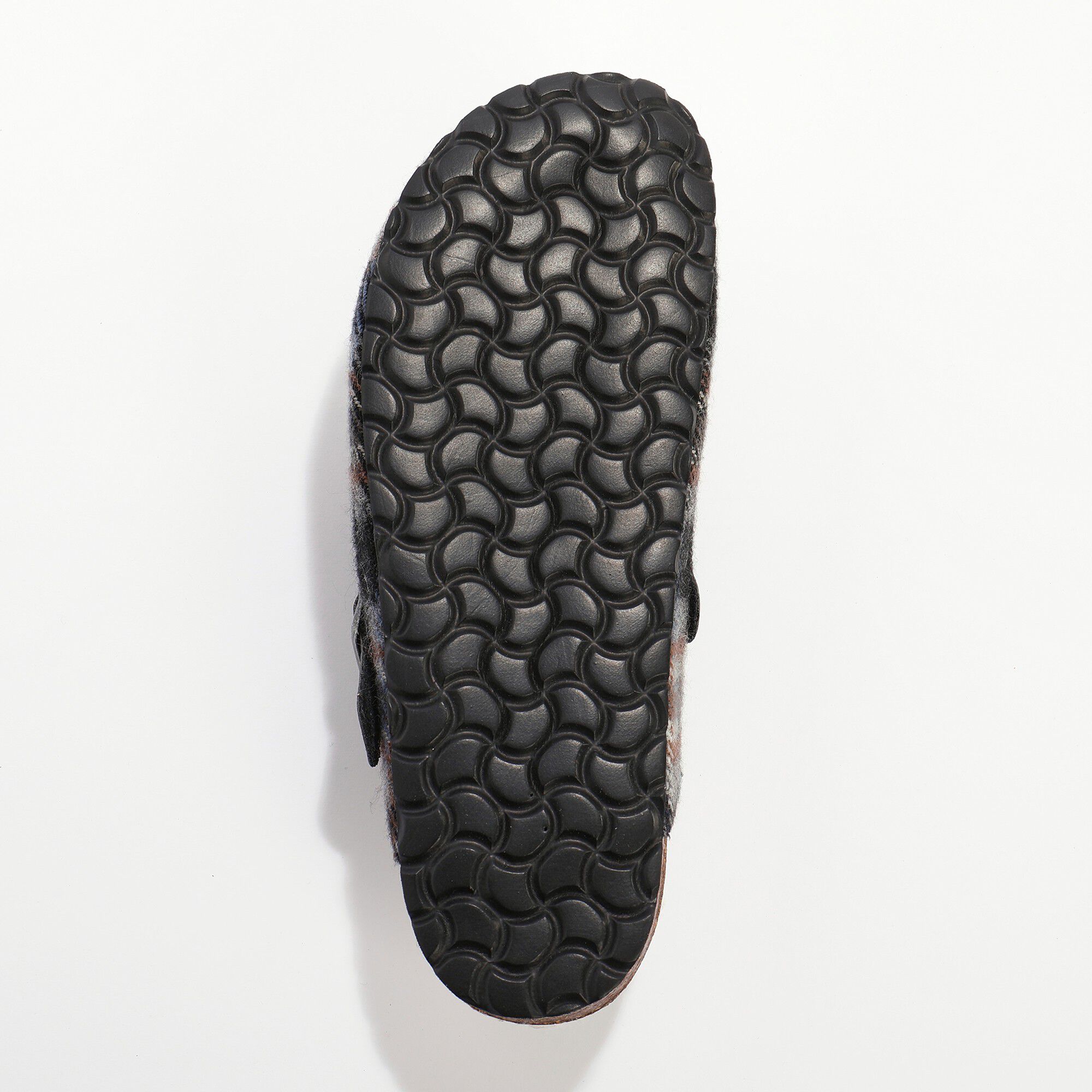 Mules sabot carreaux à boucle