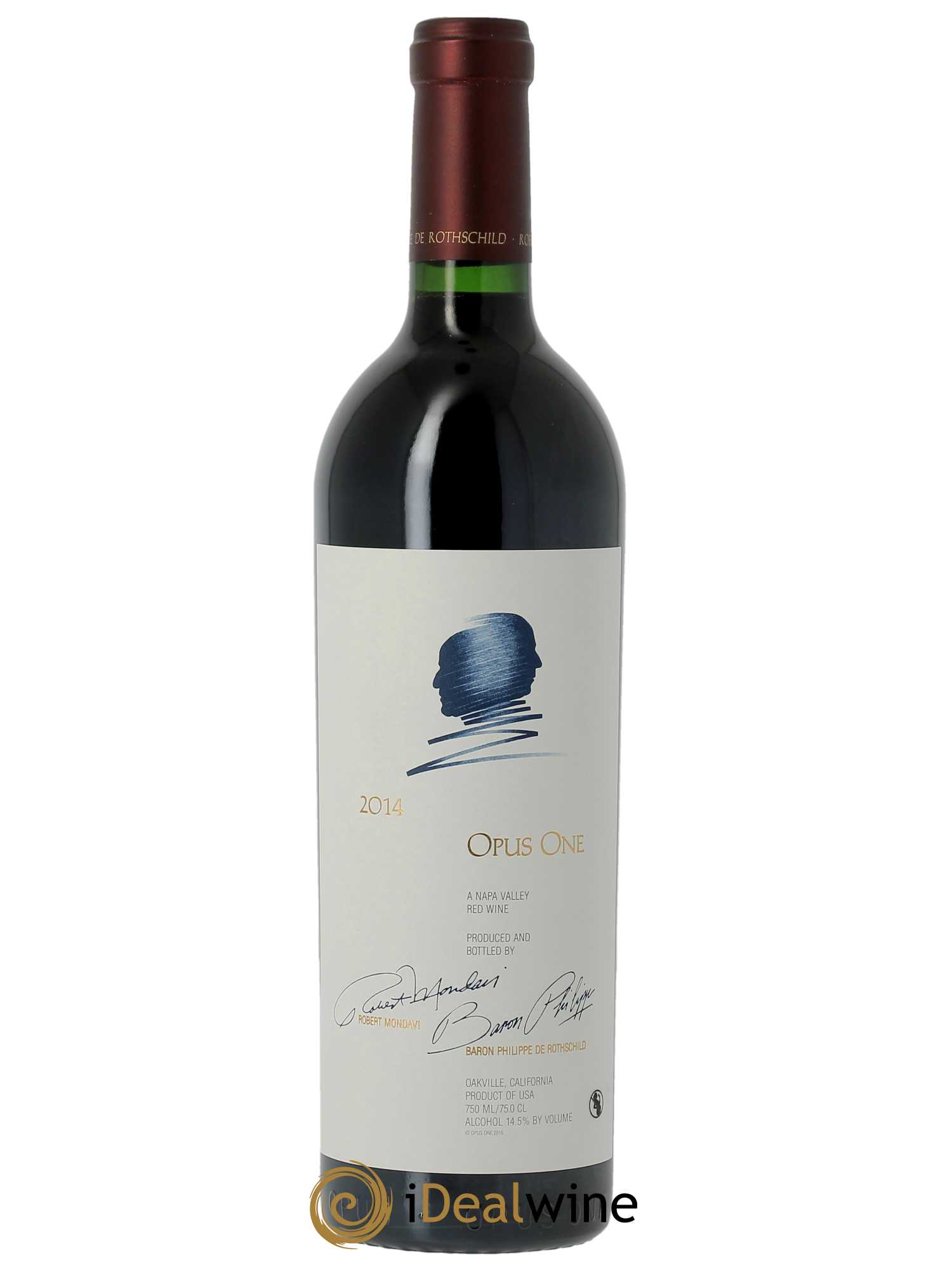Napa Valley Opus One Robert Mondavi (CBO à partir de 6 BTS) 2014 - Lot de 1 Bouteille