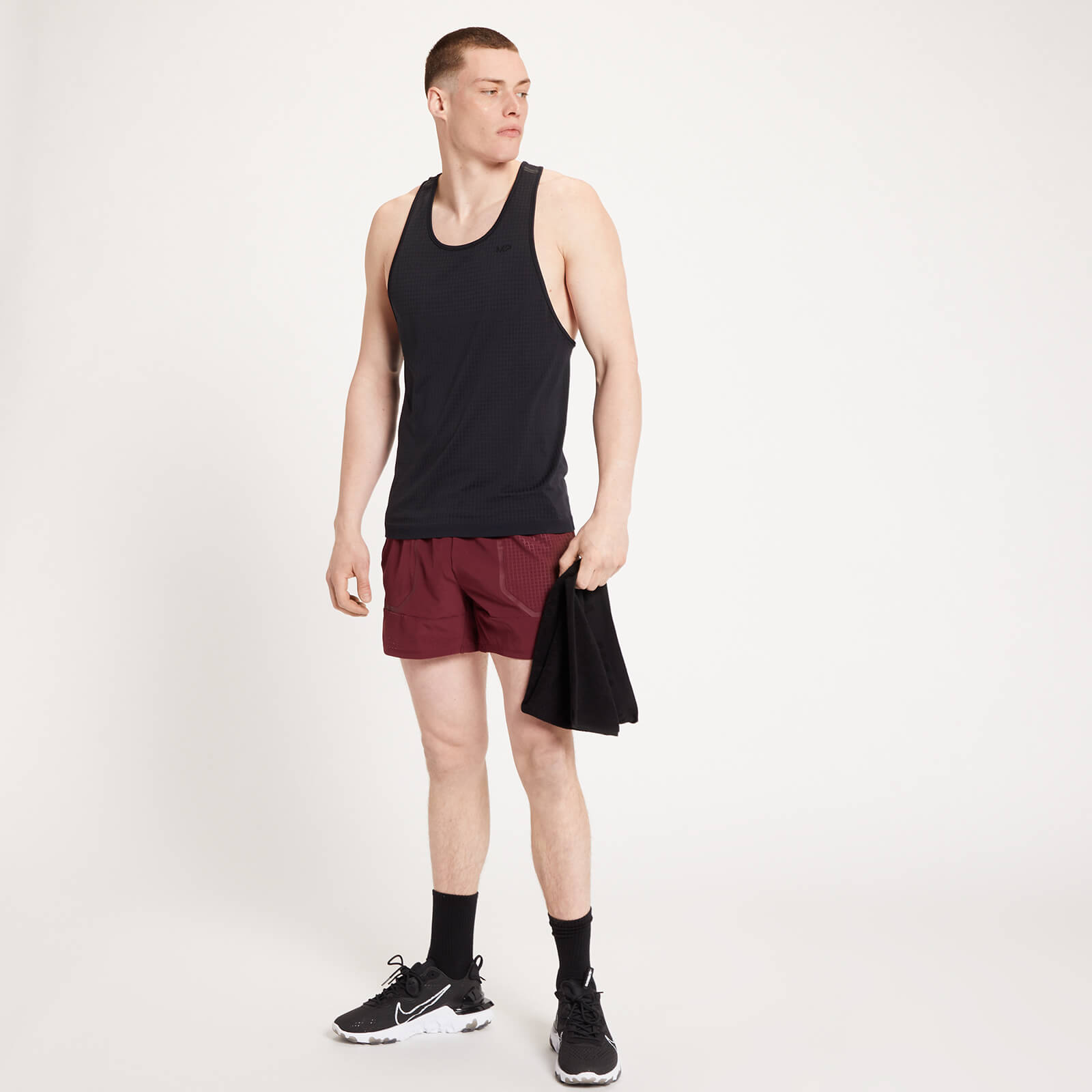 Débardeur sans coutures MP Tempo Ultra pour hommes – Noir