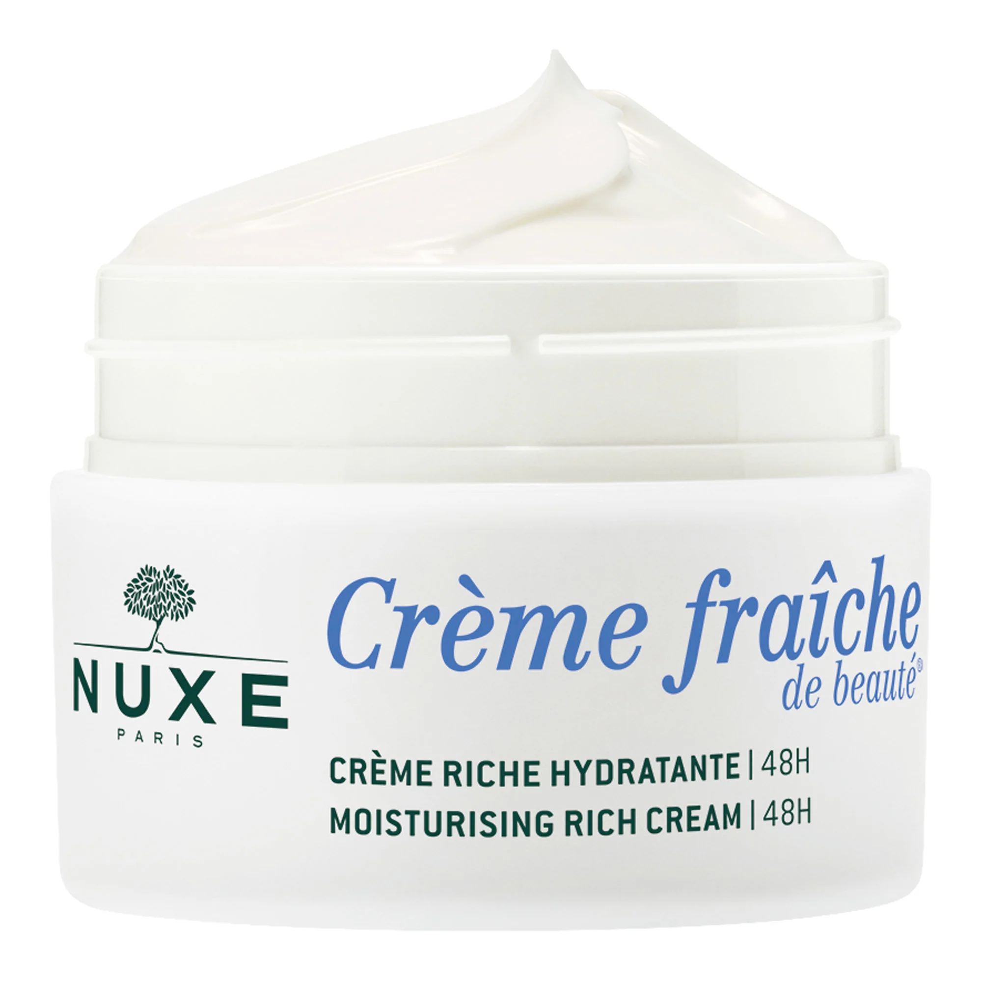 Crème Fraîche de Beauté 48-Stunden-Reichhaltige Feuchtigkeitscreme – Feuchtigkeitsspendende Tagescreme, Nährende Tagescreme