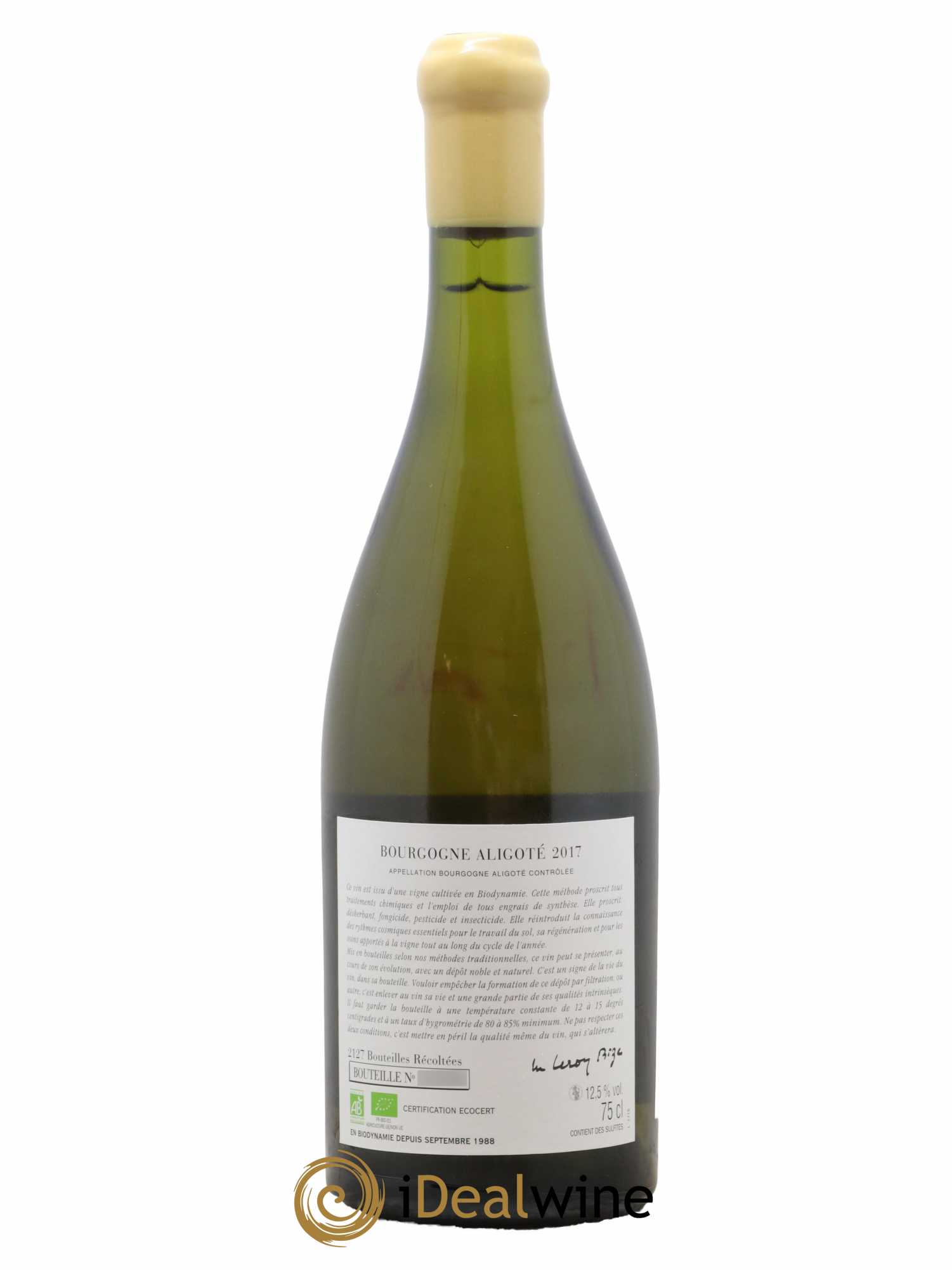 Bourgogne Aligoté Sous Chatelet d'Auvenay (Domaine)  2017 - Lot de 1 Bouteille