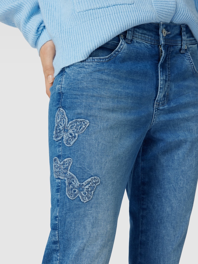 Jeans im 5-Pocket-Design Modell 'ORNELLA' in blau
