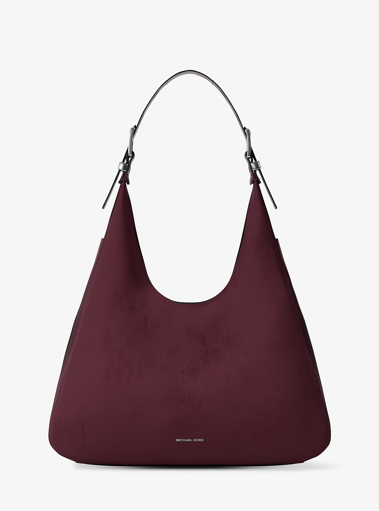 Nolita Stor Nubuck Hobo Skulderveske - OXBLOOD