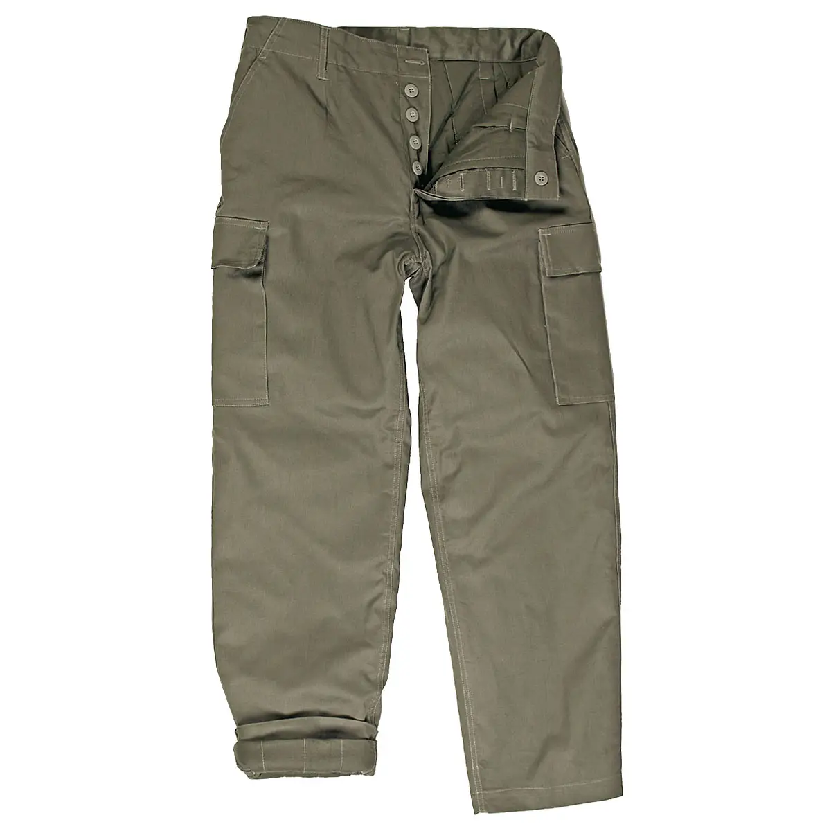 BW Moleskinhose mit Steppfutter oliv