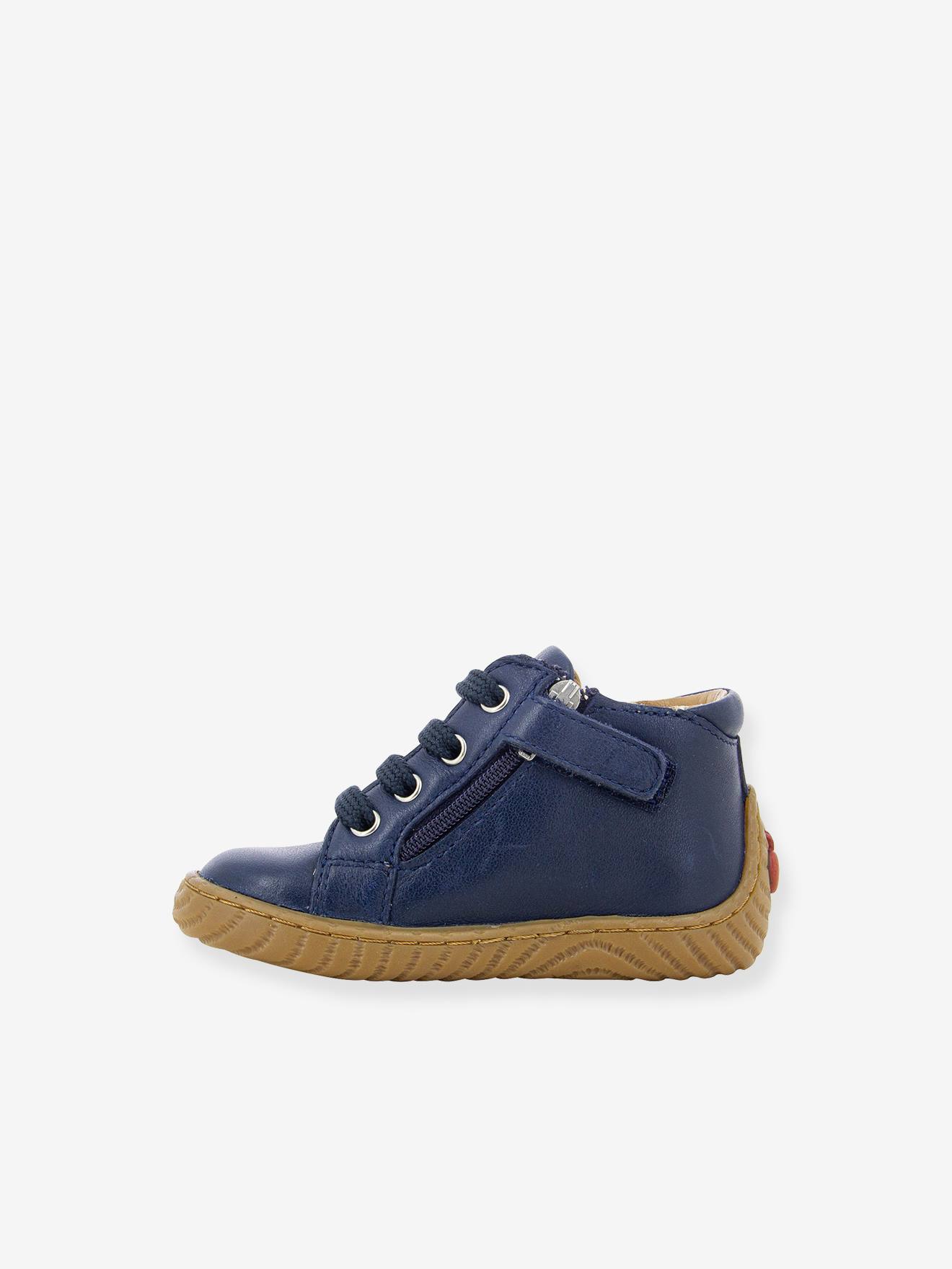 Shoo-Pom Baby Boots Wood Zip Base SHOO POM - marine