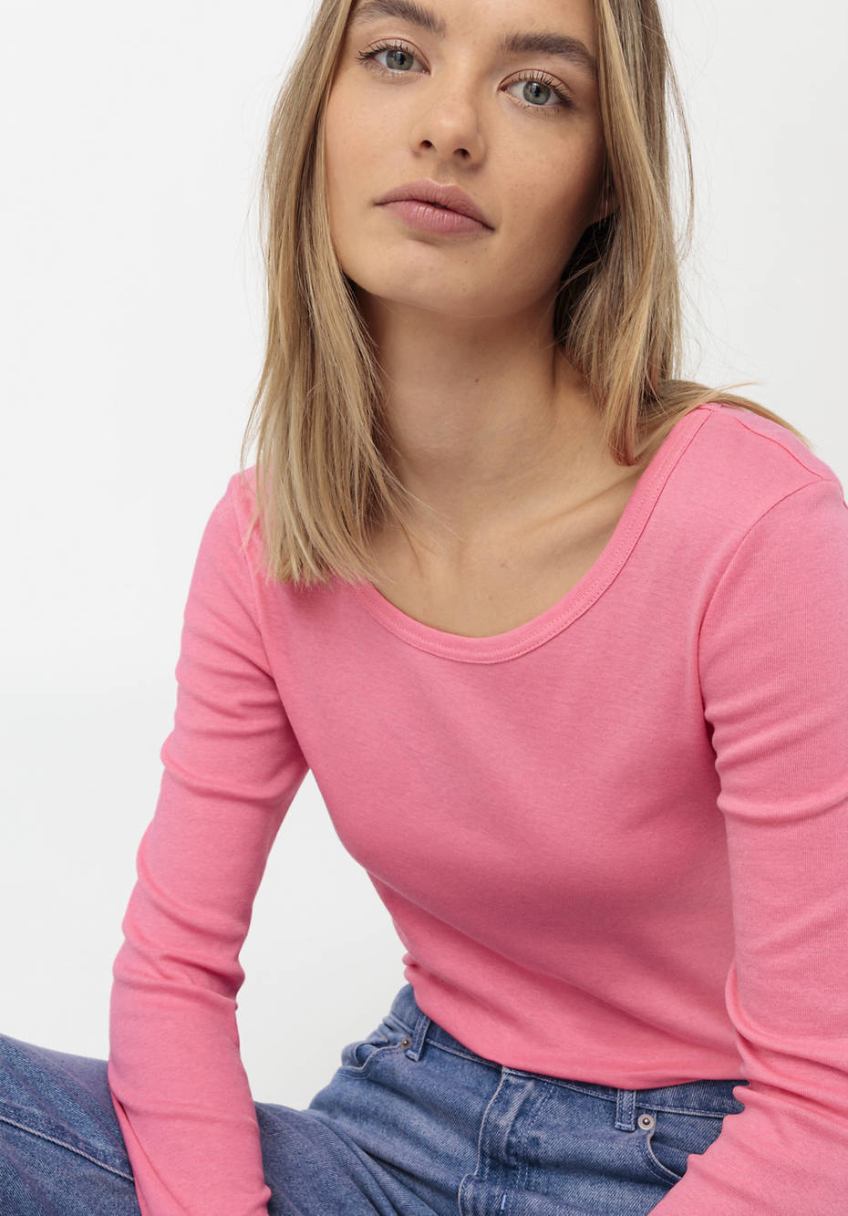 Langarm-Shirt aus reiner Bio-Baumwolle
