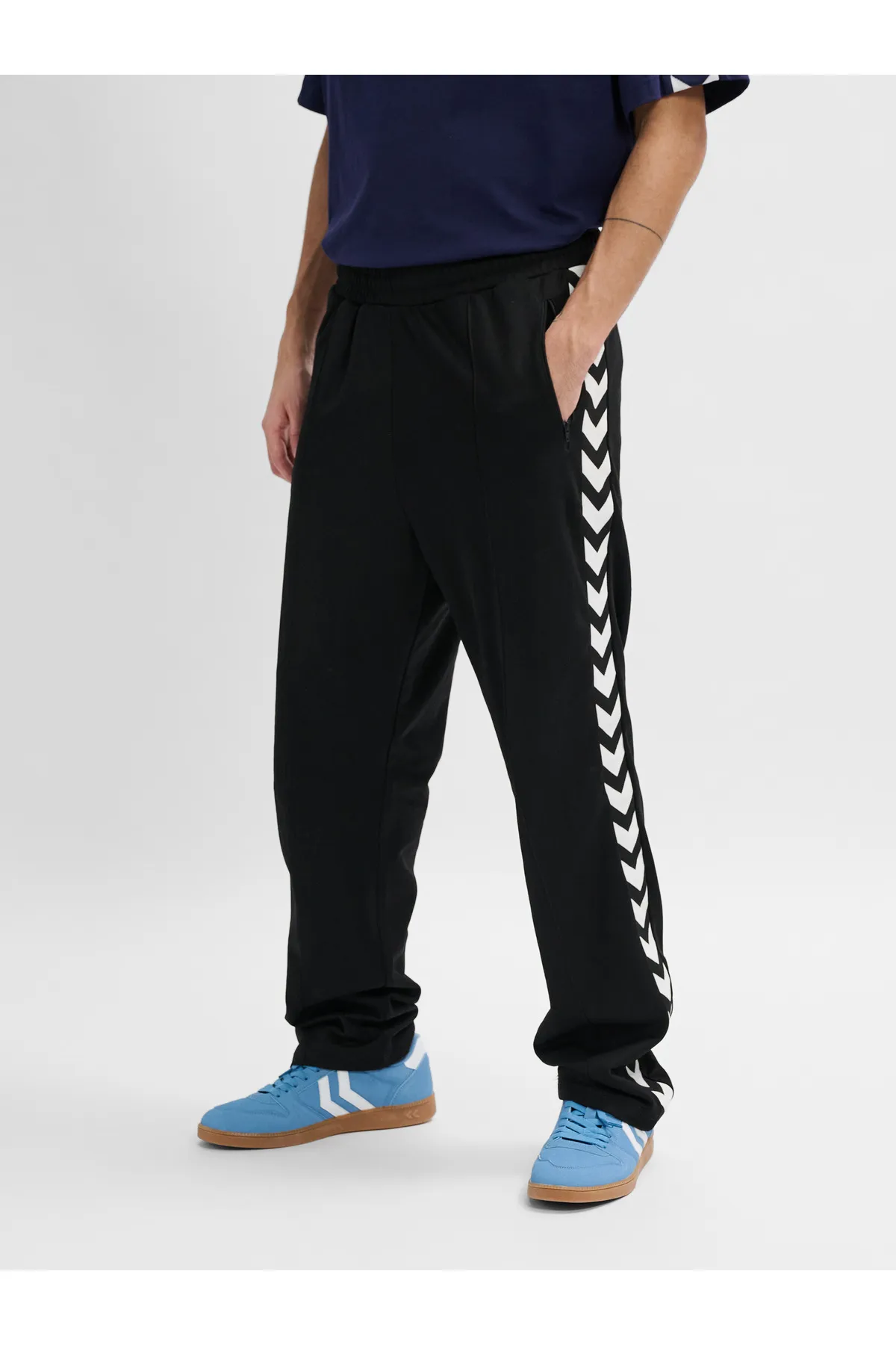 hummel  Hose - Schwarz - Straight