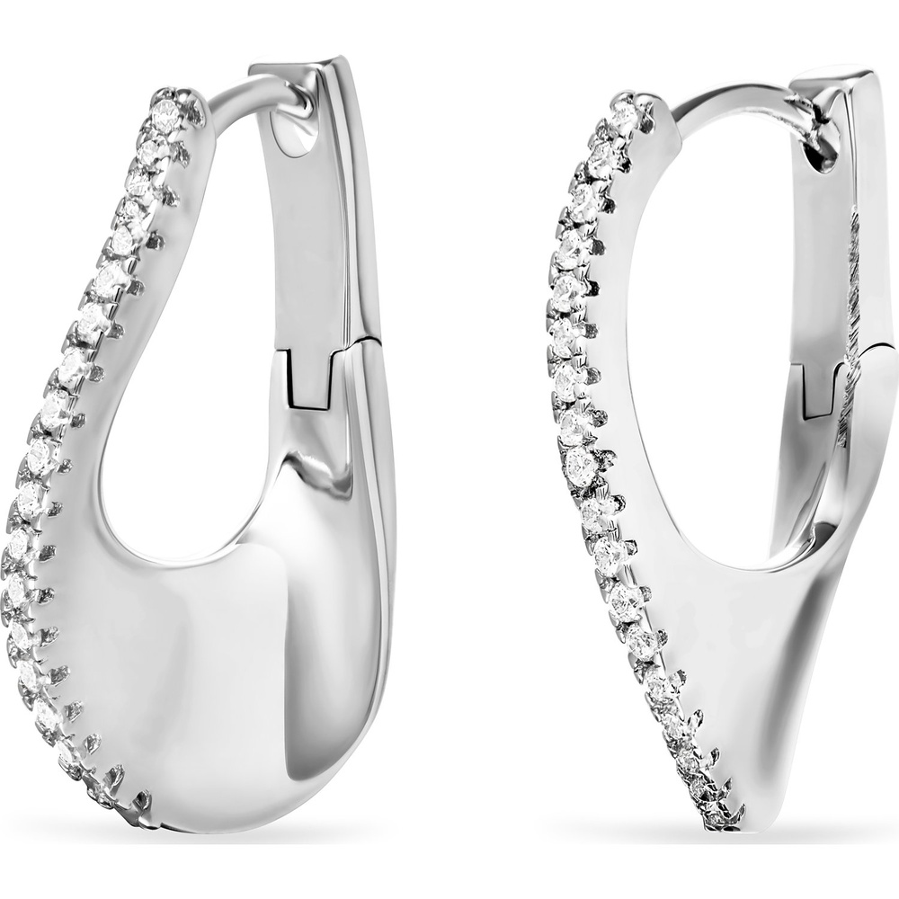FAVS Créoles 925 Argent Boucles d'oreilles