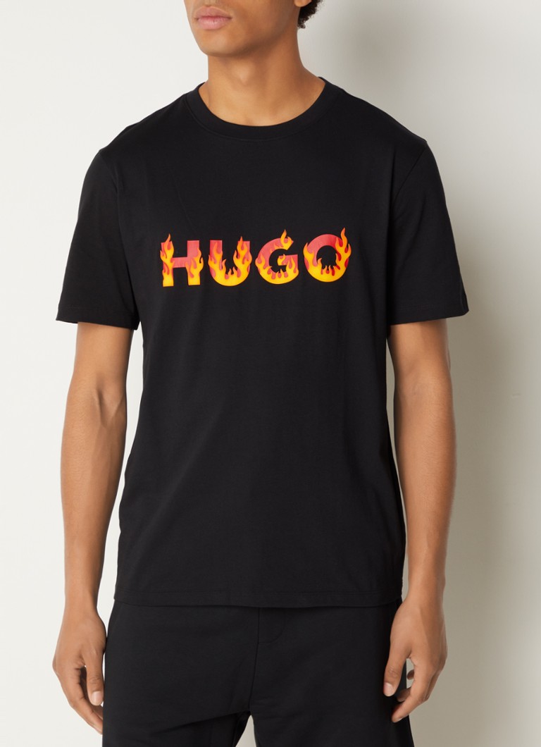 Tricou HUGO BOSS Danda cu logo imprimat