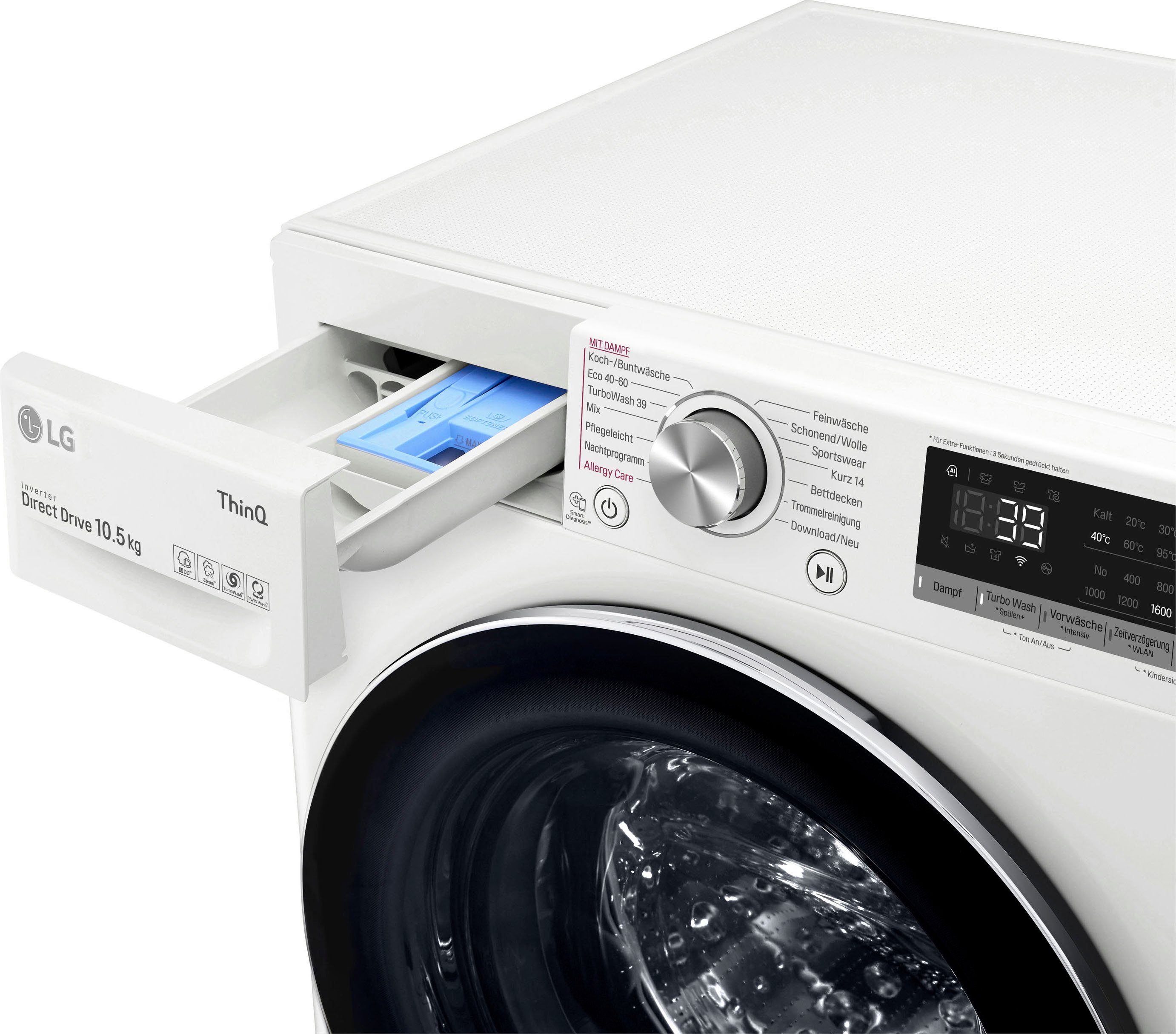 LG Waschmaschine Serie 7 F4WR7012, 11 kg, 1400 U/min