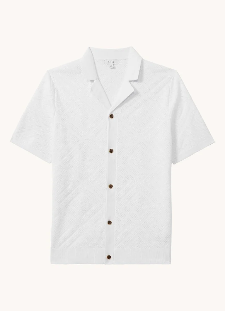 Cămașă texturată Reiss Biarritz Classic Fit