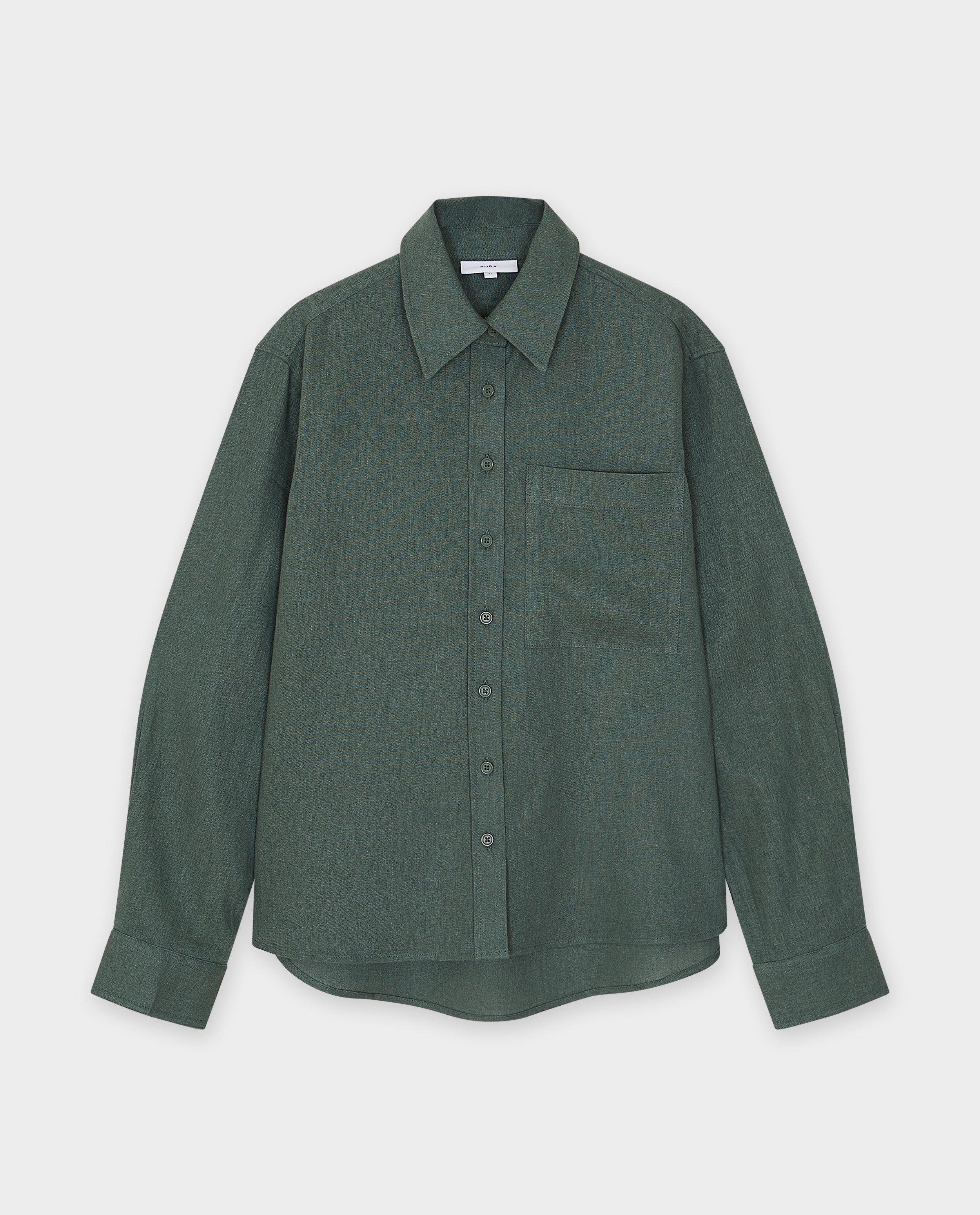 Sora Green ing vászon khaki színben