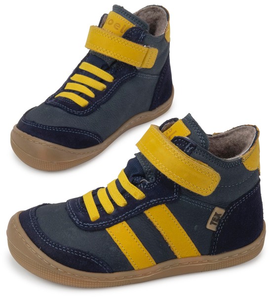 Koel bare ~ Daniel 2.0 MidCut Sneaker Wollfleece + Tex ~ Blue