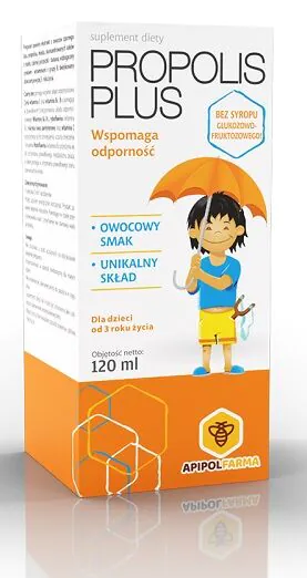 Propolis Plus, imunitetą stiprinantis sirupas vaikams nuo 3 metų amžiaus