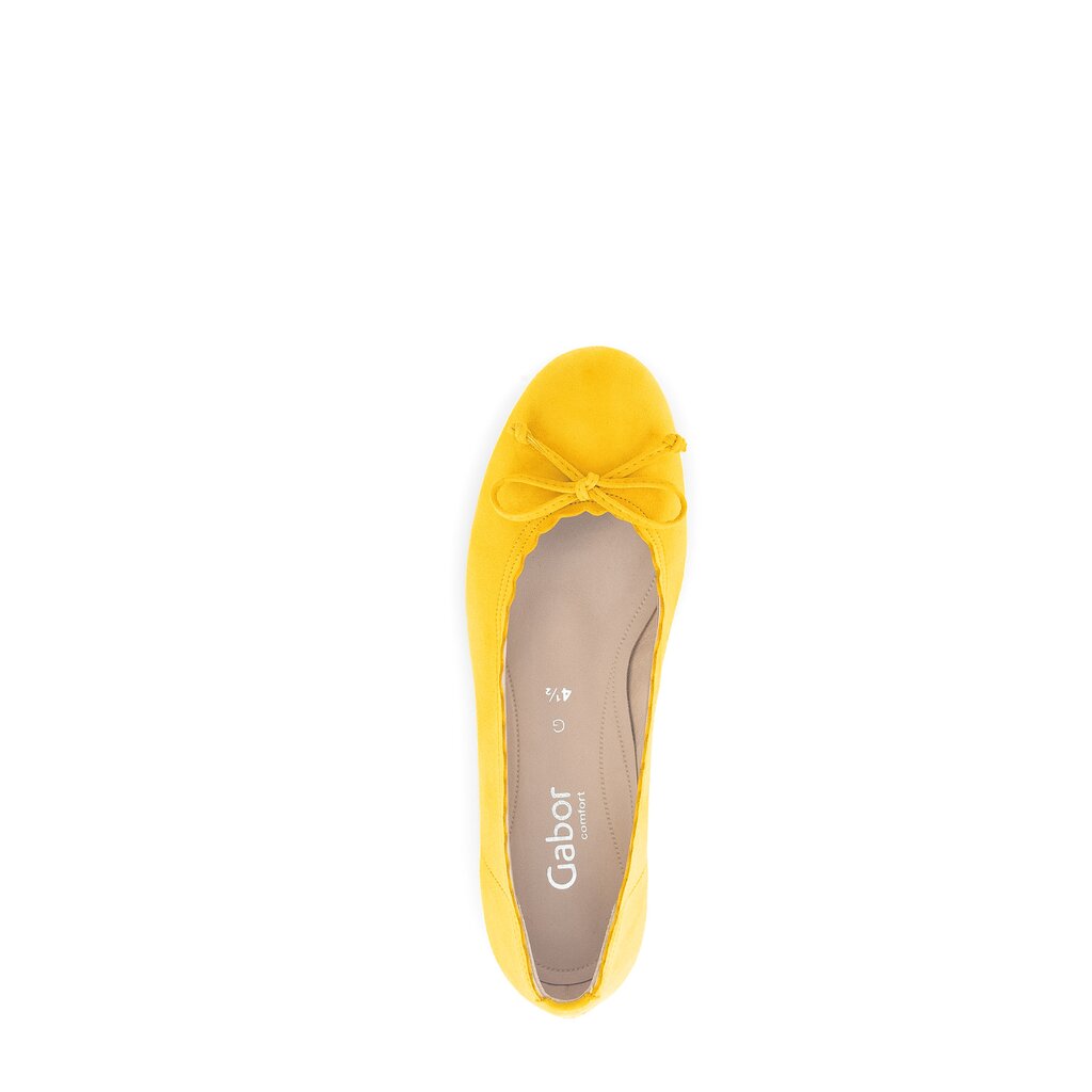 Gabor comfort Eleganter Ballerina gelb