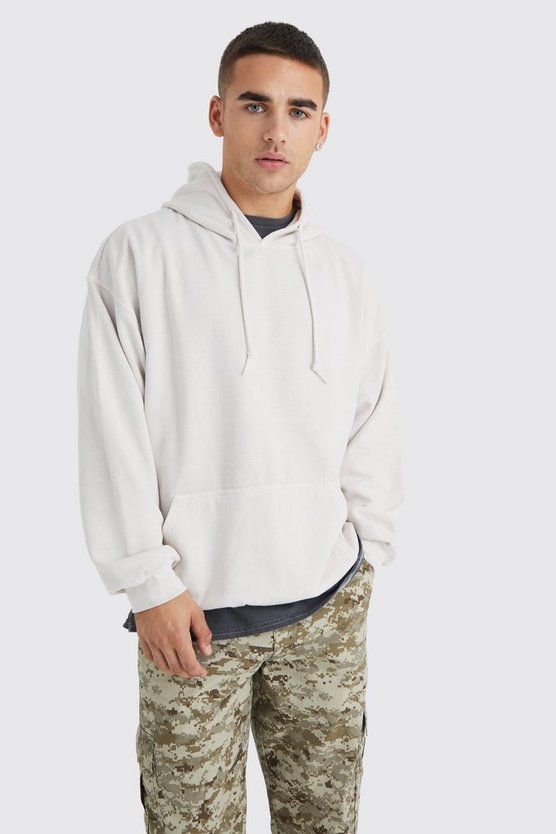 Oversize Hoodie mit Homme-Print