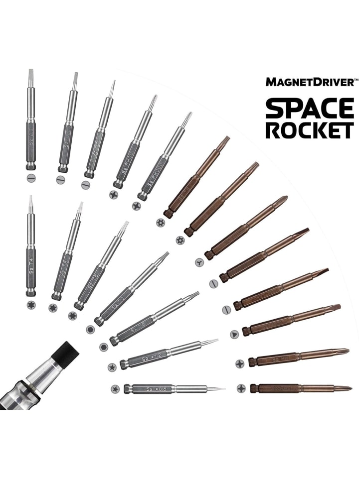 COFI 1453 Space Rocket by Magnet Driver Präzisions-Schraubendreher-Set in Mehrfarbig günstig kaufen onesize