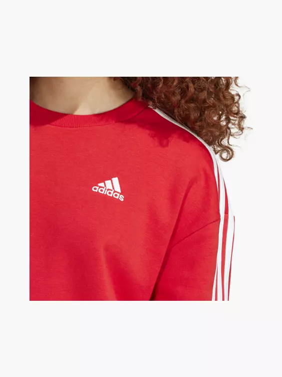 adidas 3 Streifen Fleece Oversized Sweatshirt