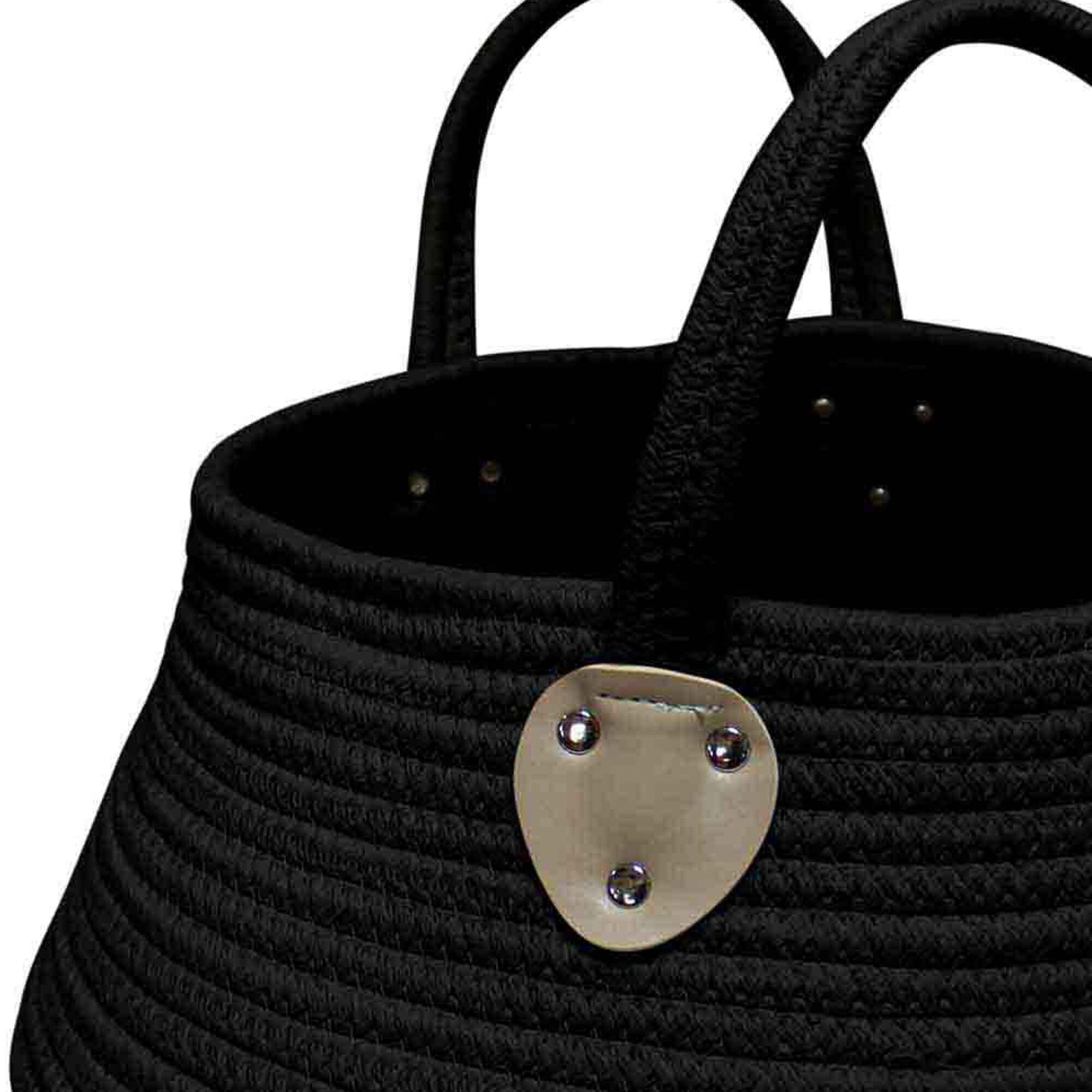Panier de rangement déco Osinella noir