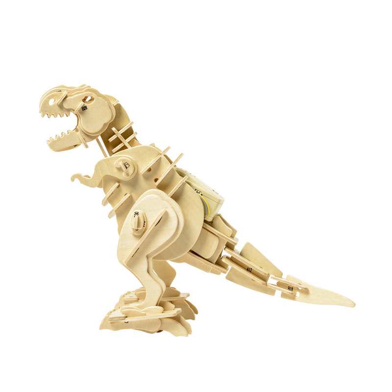 T-rex 3D animé en bois Oxybul
