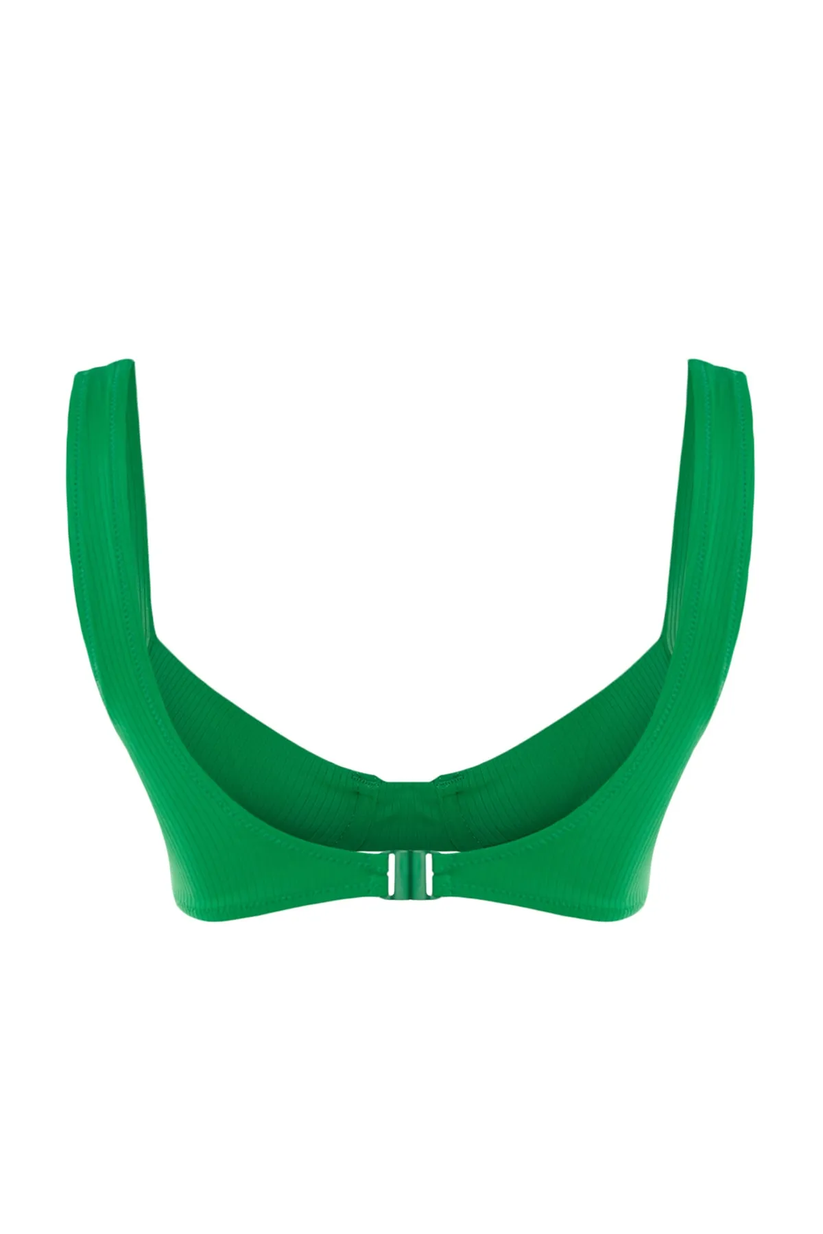 Trendyol Collection  Grünes strukturiertes Bügel-Bikinioberteil TBESS21BU0017