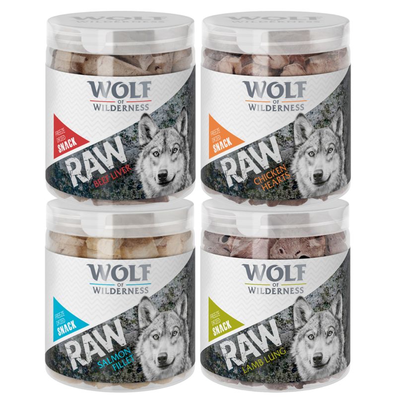 Sparpaket Wolf of Wilderness - RAW Snacks (gefriergetrocknet)