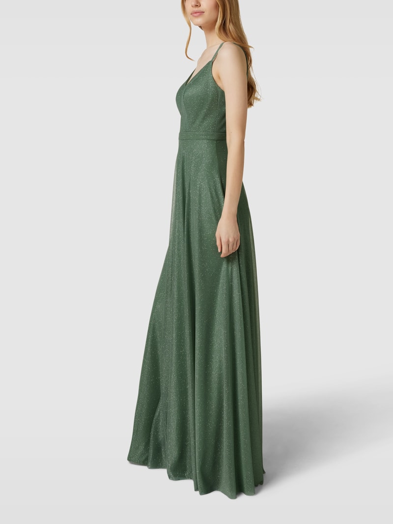 Abendkleid mit Herz-Ausschnitt in mint