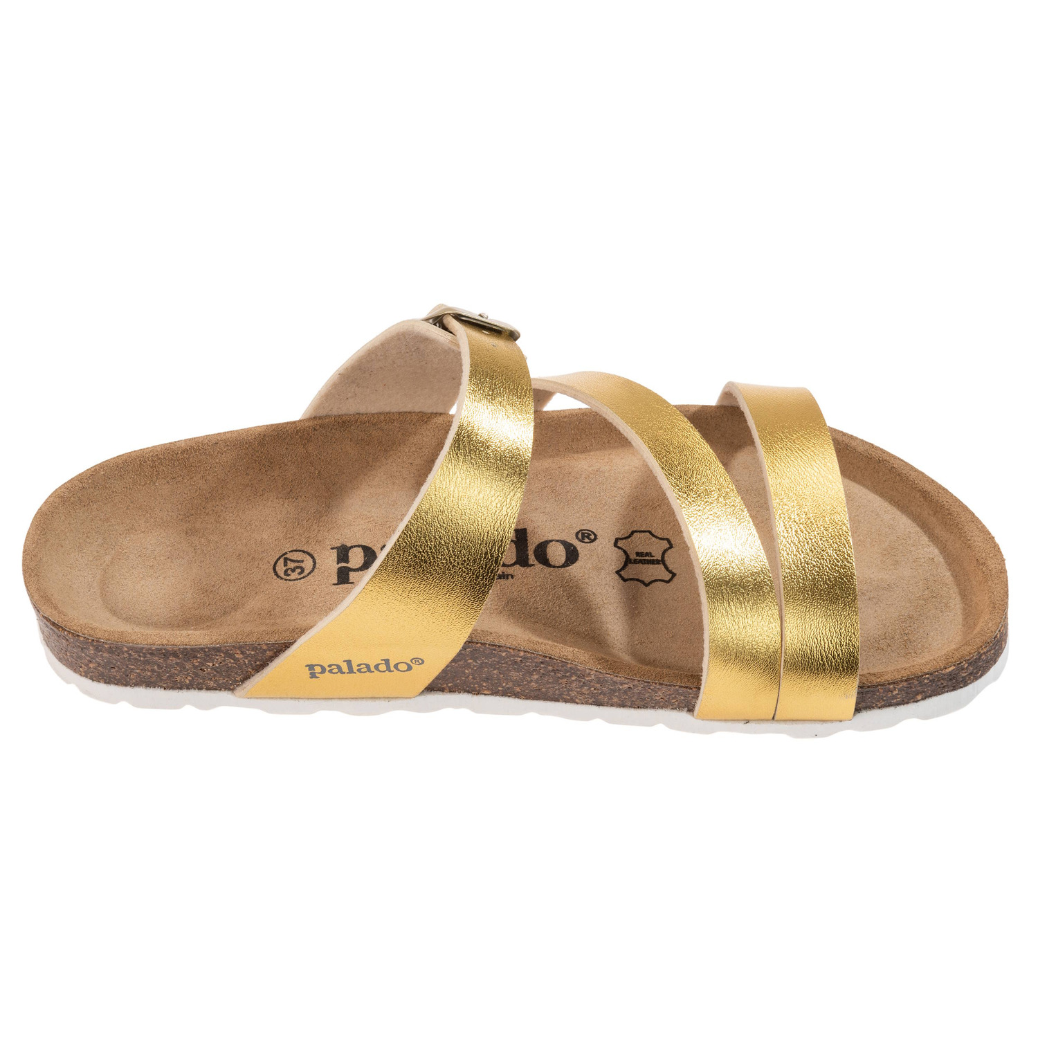 Palado Ikaria Metallic, Pantoletten, Damen, Gold