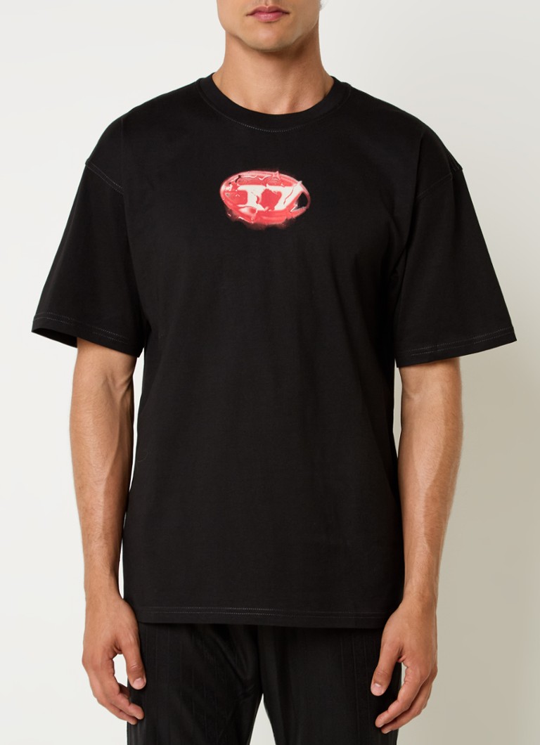 Tricou Diesel T-Boxt-K3 cu logo imprimat