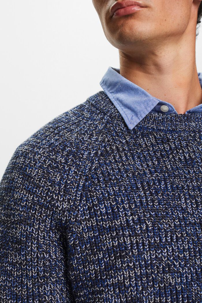 Baumwollpullover aus Rippstrick