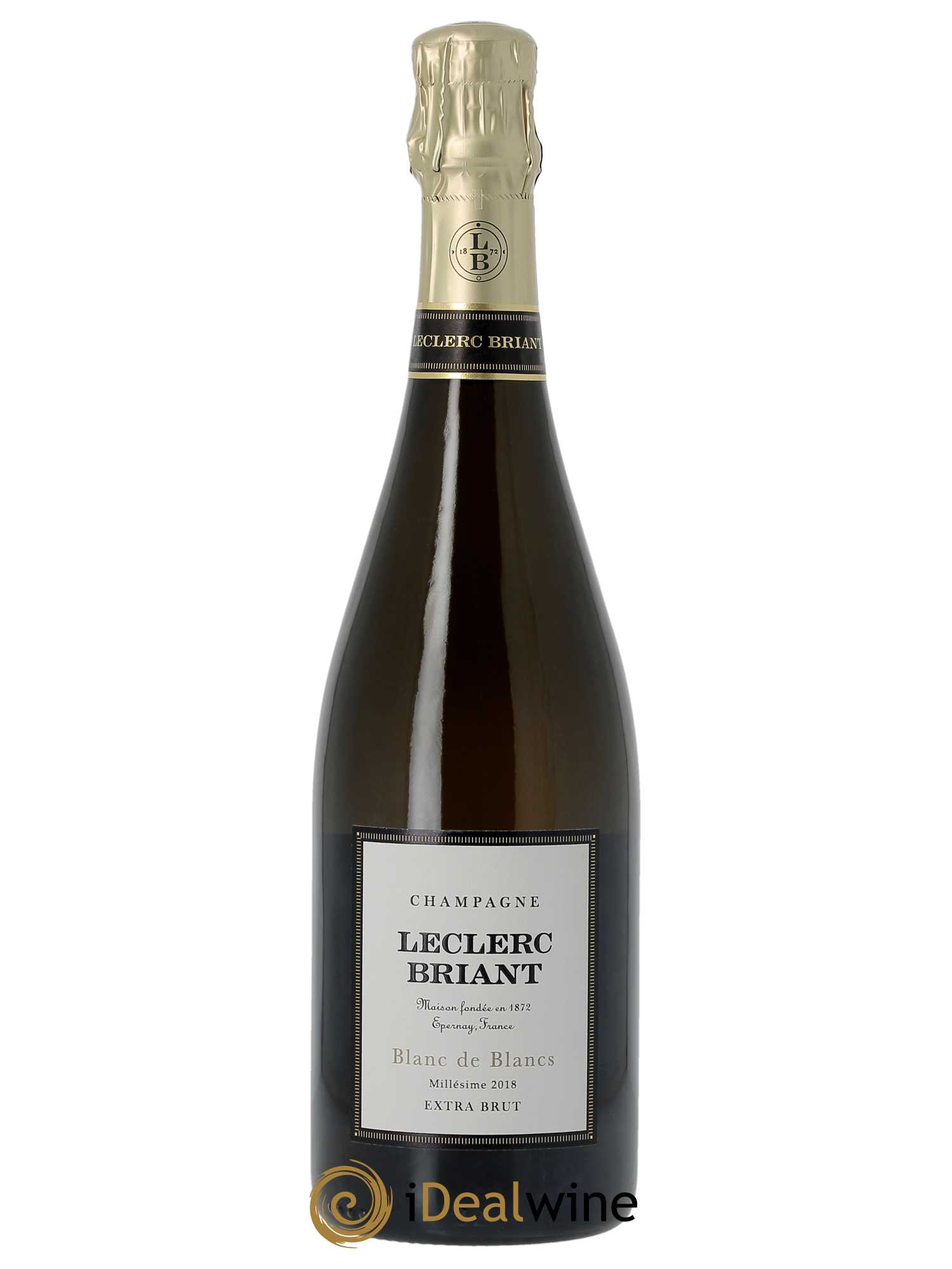 Blanc de Blancs Millésimé Leclerc Briant  2018 - Lot de 1 Bouteille