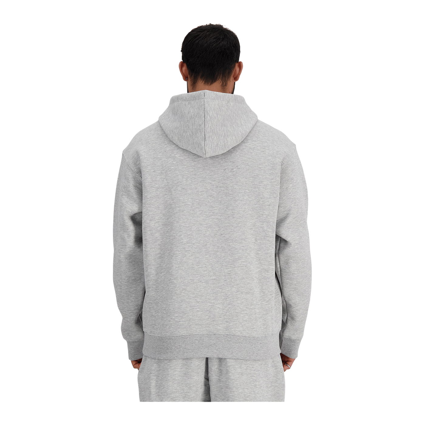 New Balance Sport Essentials Fleece Hoody Grau FAG