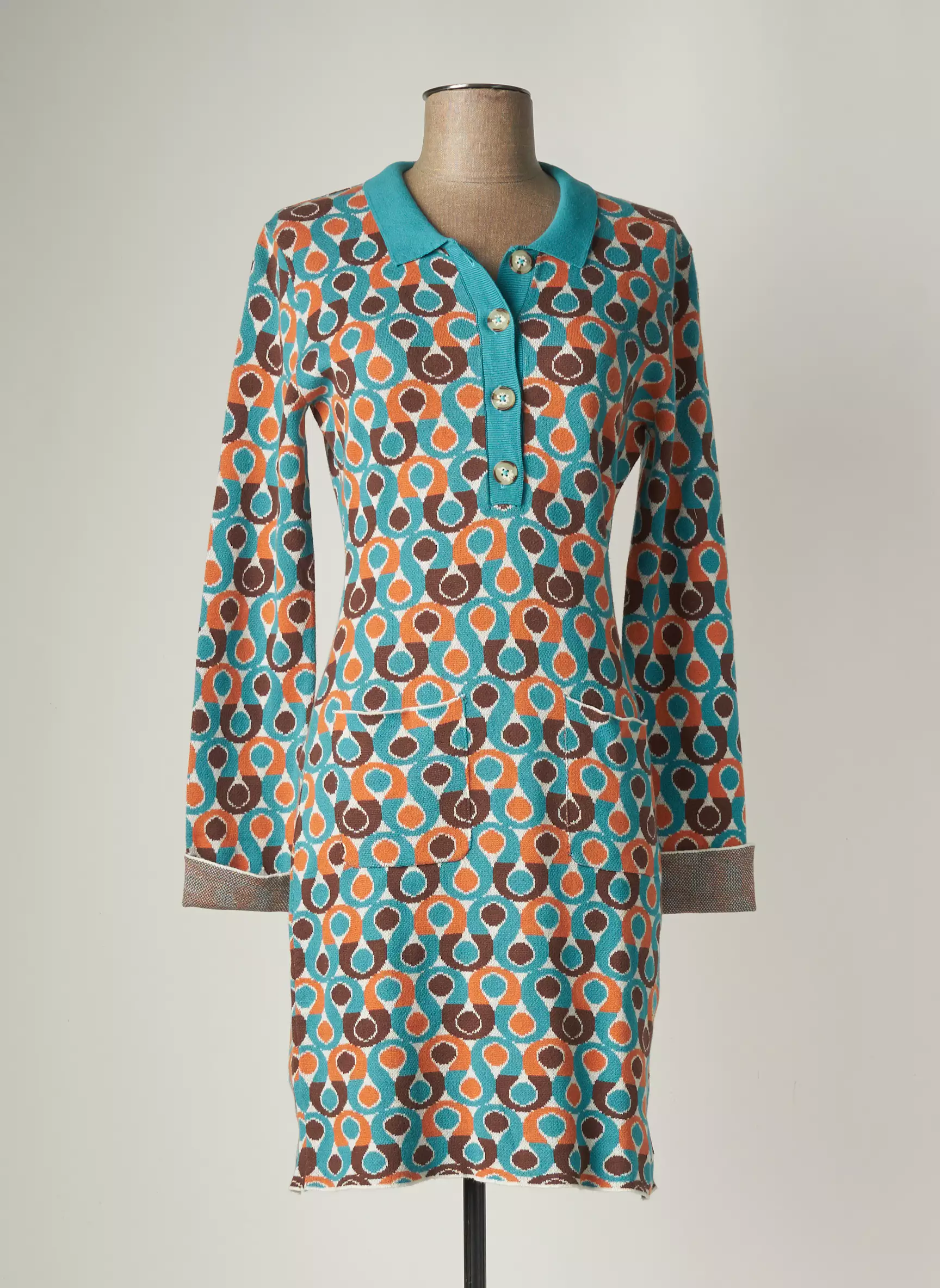 Lois Robes Courtes Femme couleur bleu