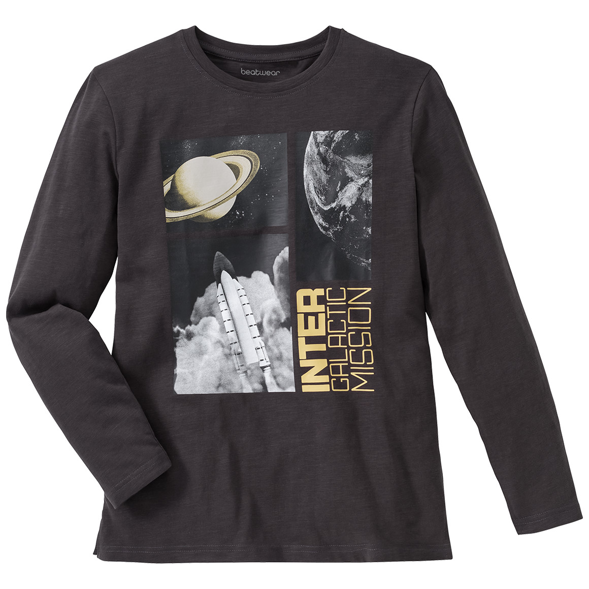 Jungen Langarmshirt mit Foto-Print