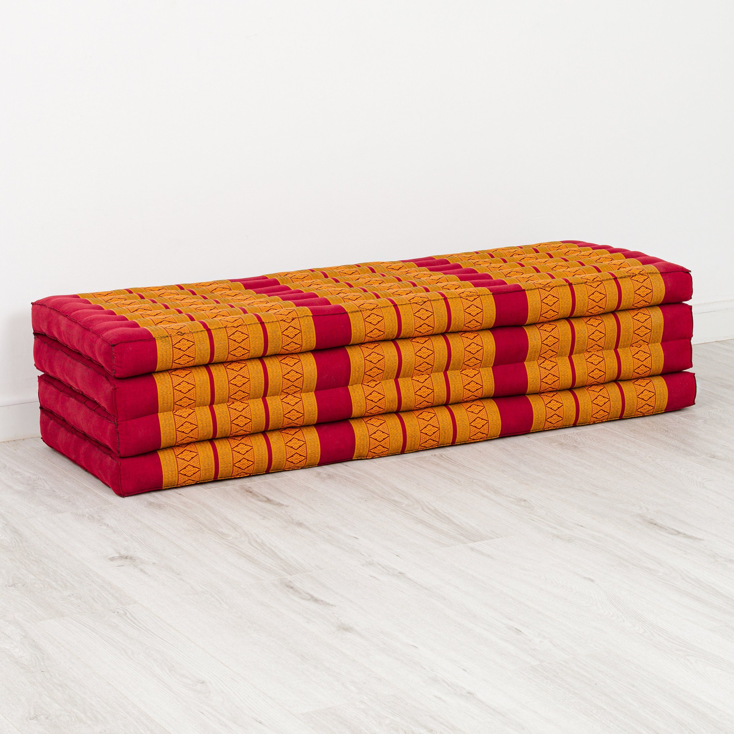 Klappmatratze Klappmatratze 140 cm (Classic) vegan und handgefertigt, 200x140x8cm, livasia, Kapok