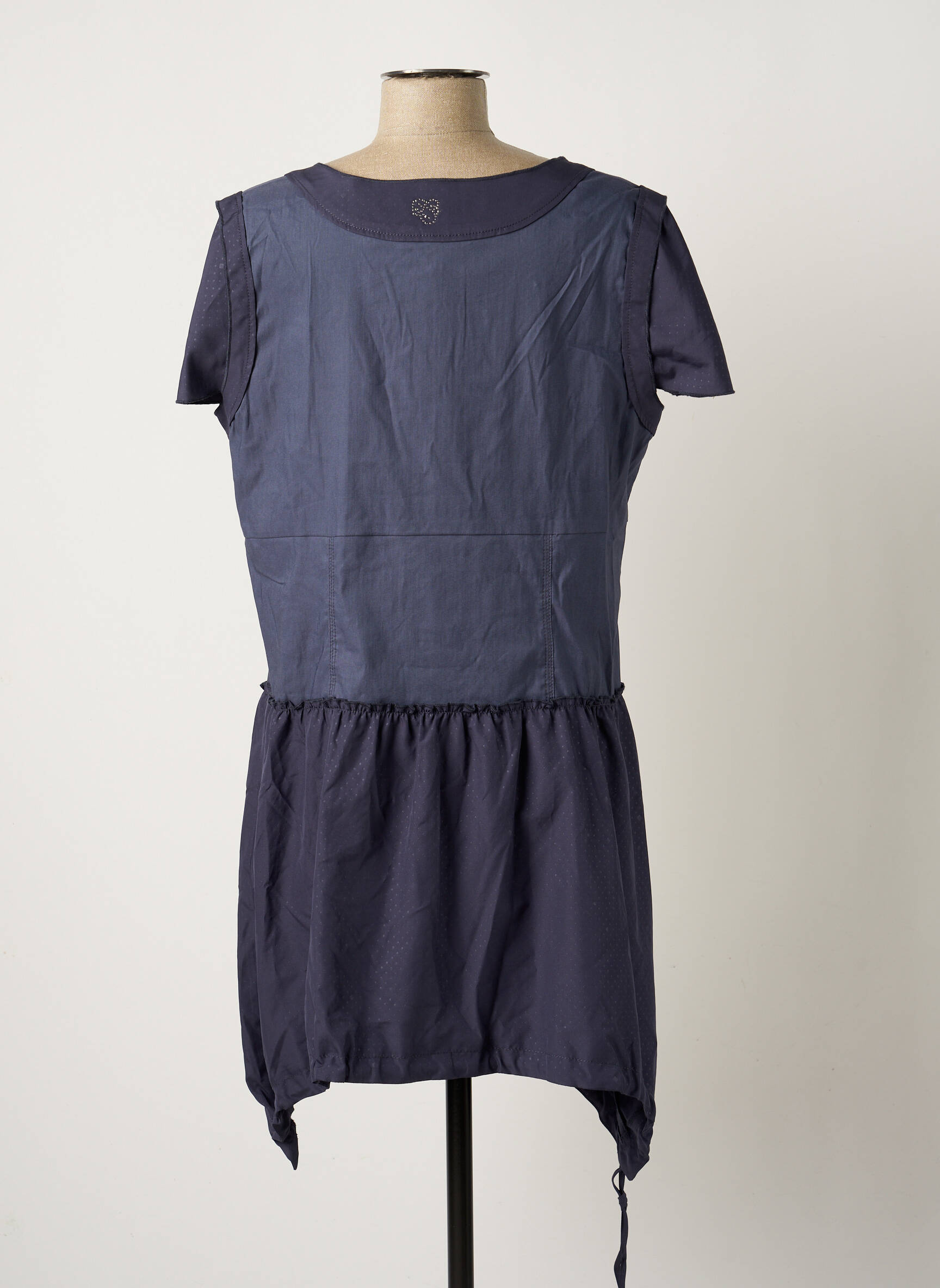 Fred Sabatier Tuniquemanchecourte Femme couleur bleu